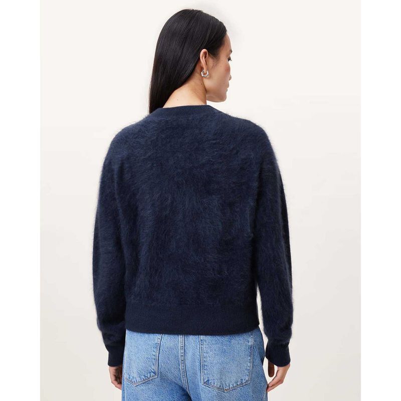 AllSaints Rebel Zip Up Cashmere Cardigan image number 1